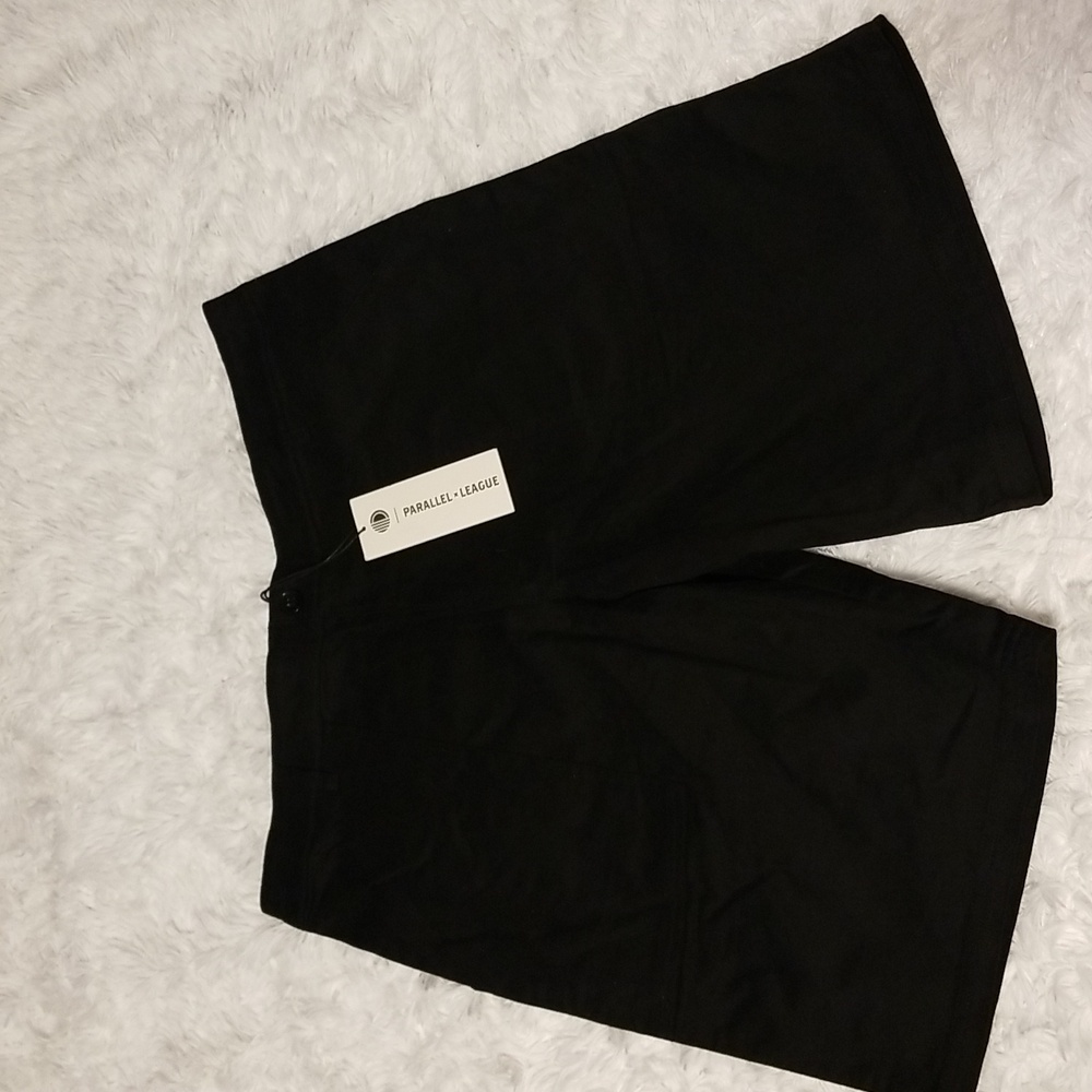 NWT Parallel & League Short Men's Color Black Size 32